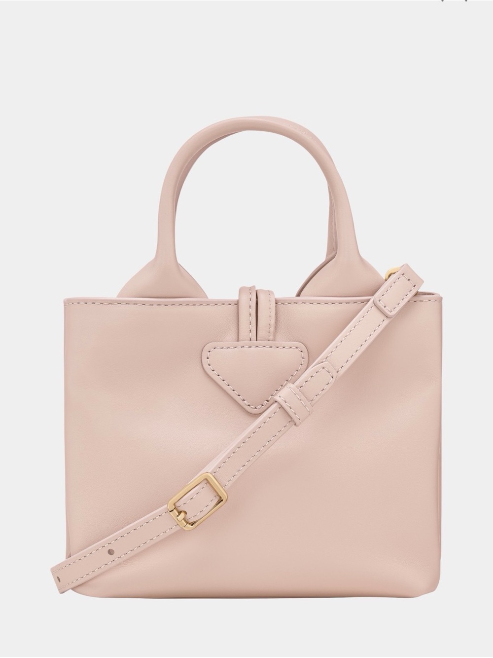 Authentic NWOT Longchamp LE ROSEAU XS HANDBAG w/cross strap
Petal Pink - Leather - Picture 2 of 5